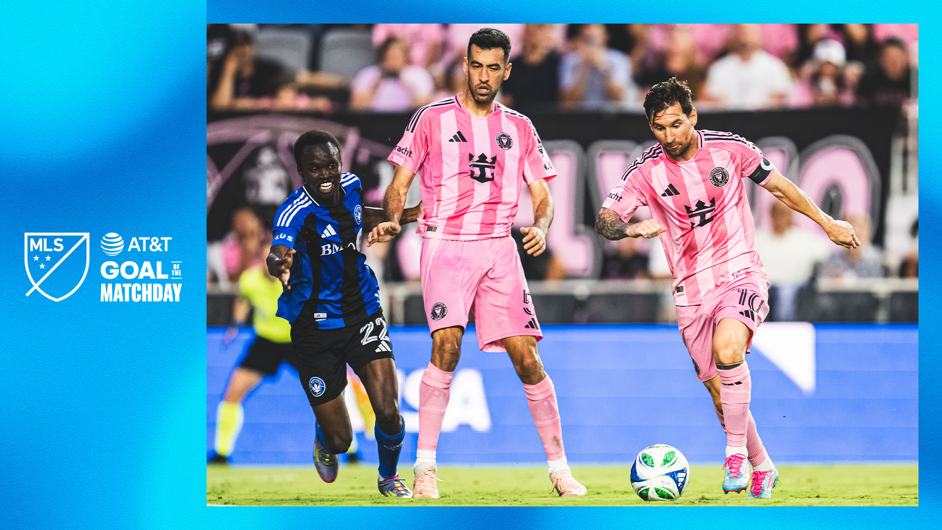 Lionel Messi del Inter Miami gana un gol en el día