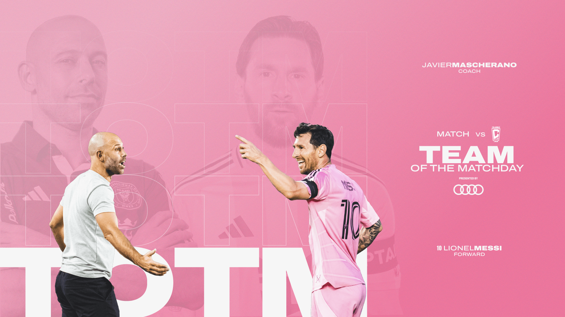 El entrenador en jefe de Mascherano y Messi nombraron al equipo de la MLS del día