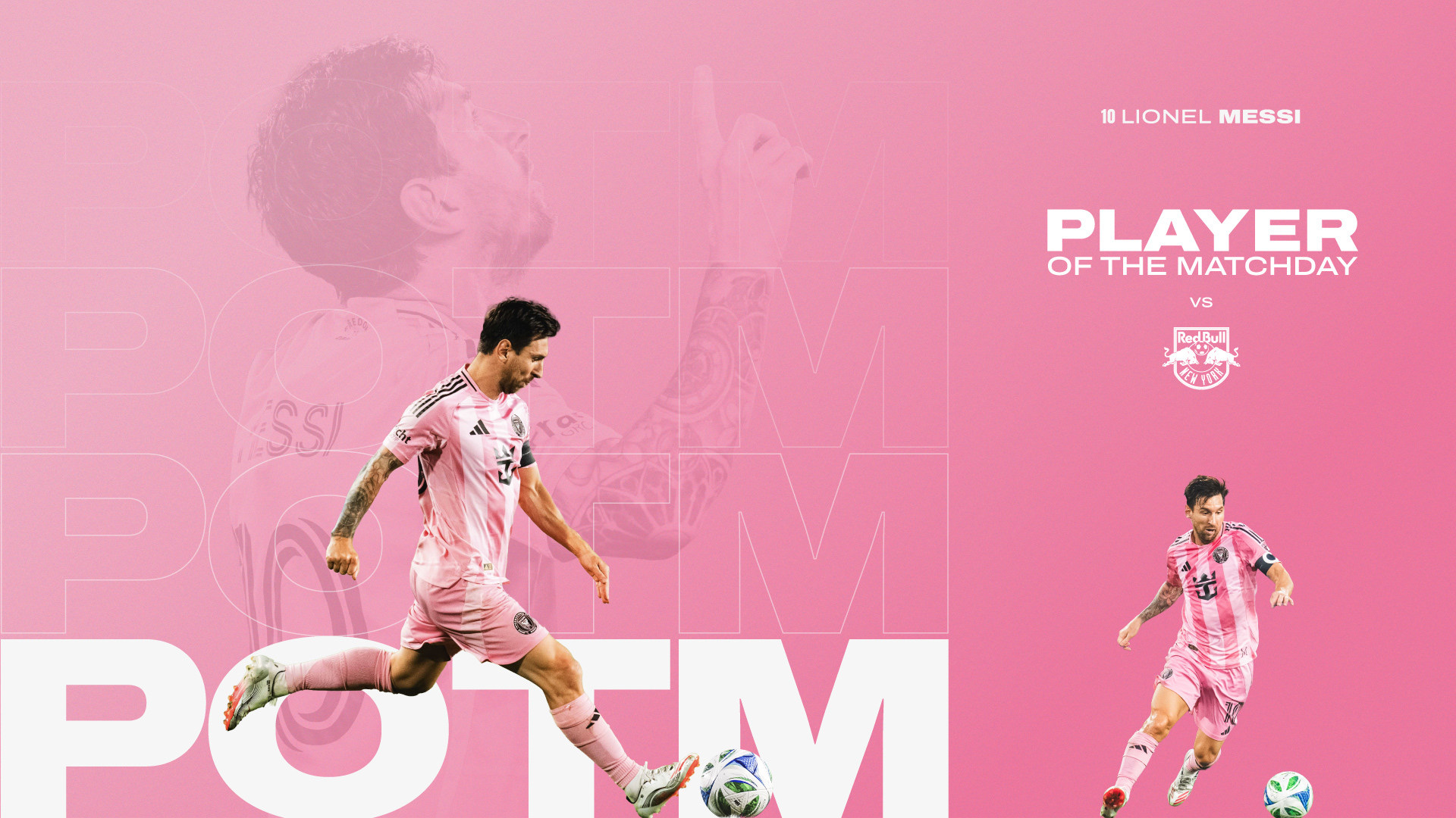 Lionel Messi nombró a los jugadores de la MLS del día presentado por Michelob Ultra para el día del día 26