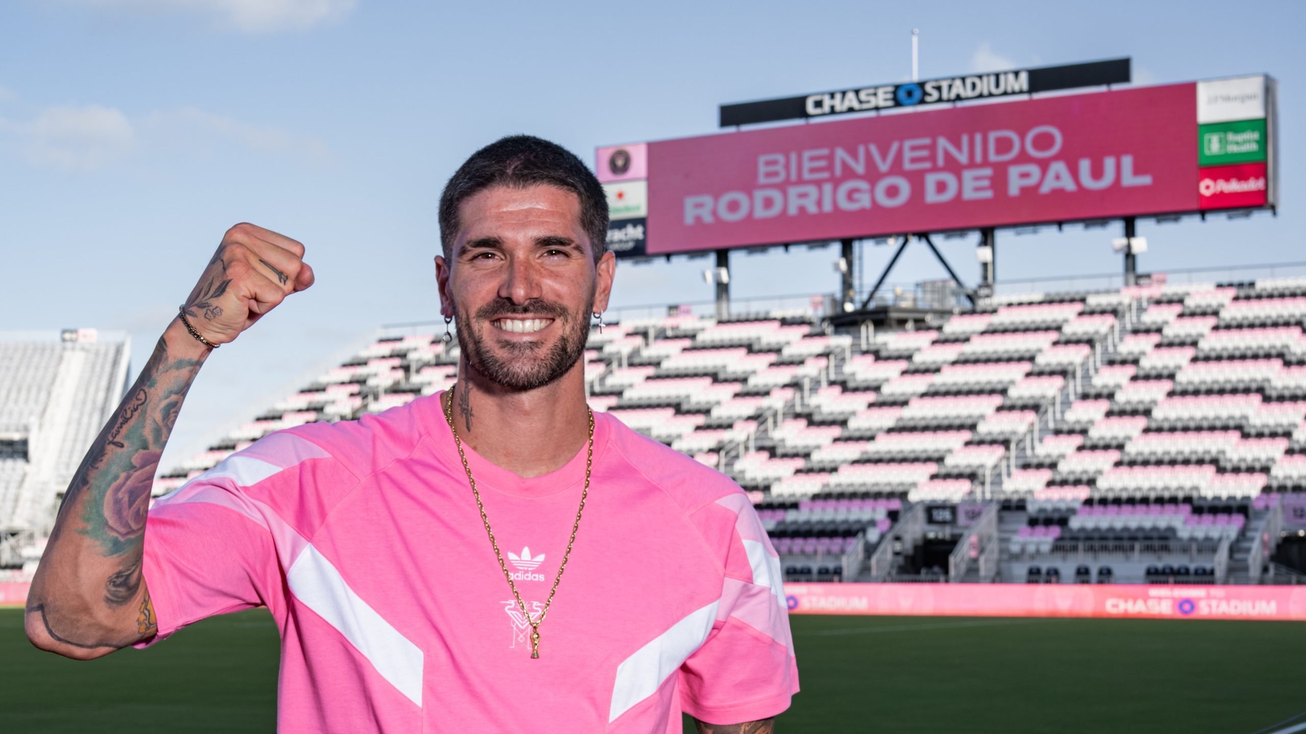 Rodrigo de Paul se dará a conocer en el estadio Chase durante el partido previo del sábado