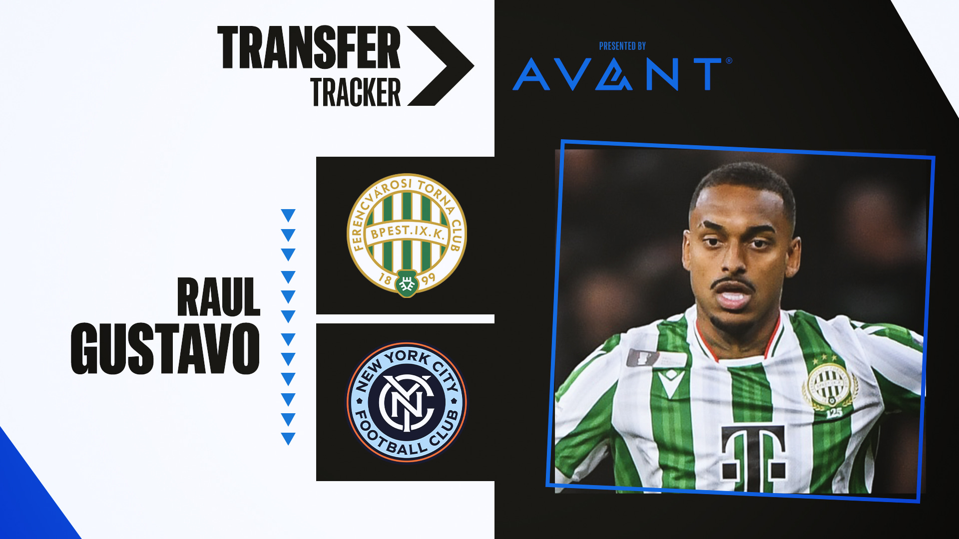 El defensor del signo del FC de la ciudad de Nueva York Raúl Gustavo