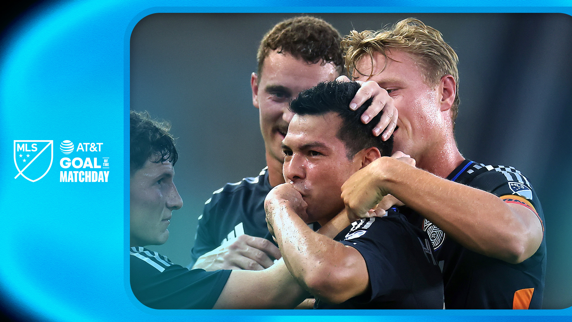 El jugador de San Diego FC Chucky Lozano gana un gol en el día