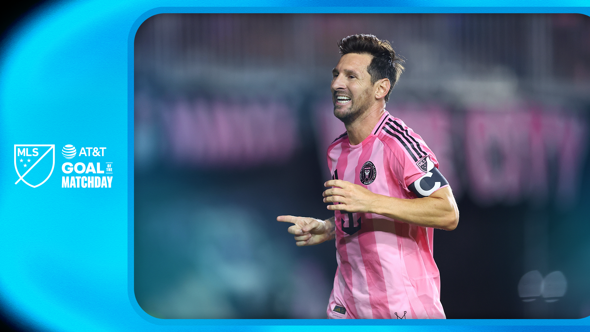 Lionel Messi del Inter Miami gana un gol en el día