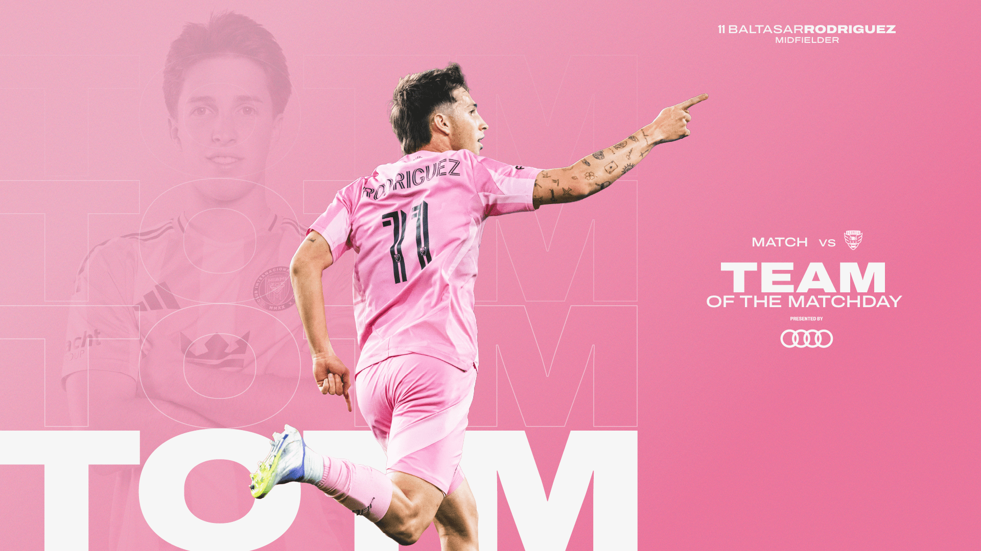 Rodríguez designado para el equipo de la MLS del día