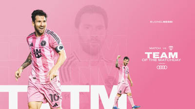 Messi designado para el equipo de la MLS del día