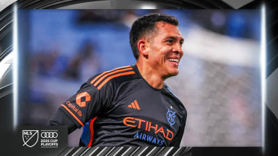 Alonso Martínez marca el tono de los playoffs del NYCFC con un gol 'especial'