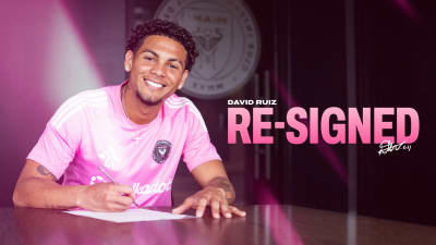 Inter Miami CF firma al producto de la Academia David Ruiz para una extensión de contrato