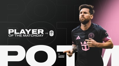 Lionel Messi nombrado Jugador del Día de la MLS presentado por Michelob Ultra para la jornada 39