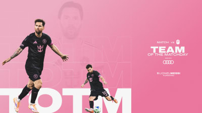 Messi nombrado al Equipo del Día de la MLS