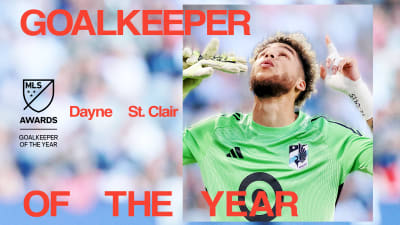 Clair, jugadora del Dayne St. Minnesota United FC, nombrada Portera del Año 2025 de la MLS