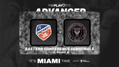 Inter Miami CF visitará al FC Cincinnati en semifinales de conferencia