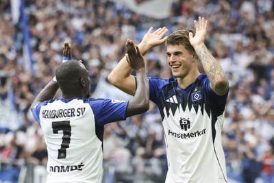 Luka Vuskovic ya es adorado en Hamburgo: el cedido del Tottenham parece merecer la pena