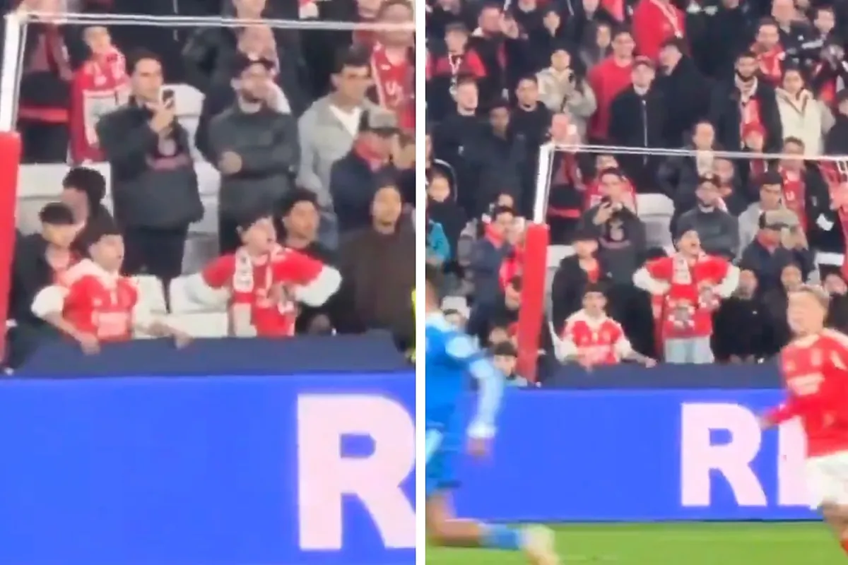 Indignación en las redes sociales por gestos racistas de jóvenes seguidores del Benfica