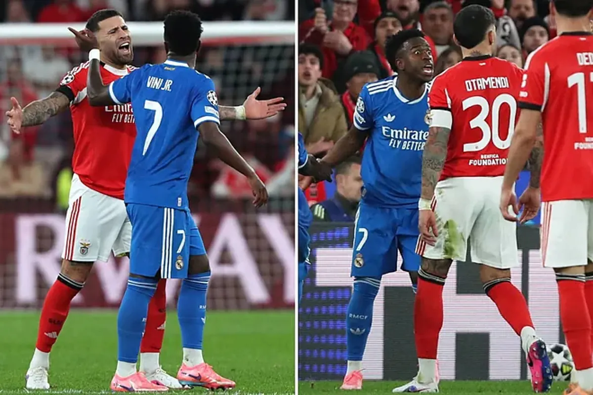 Otamendi se burló de Vinicius Jr. con títulos argentinos