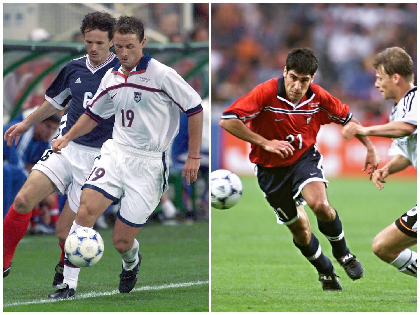 USMNT en el Campeonato Mundial de 1998.