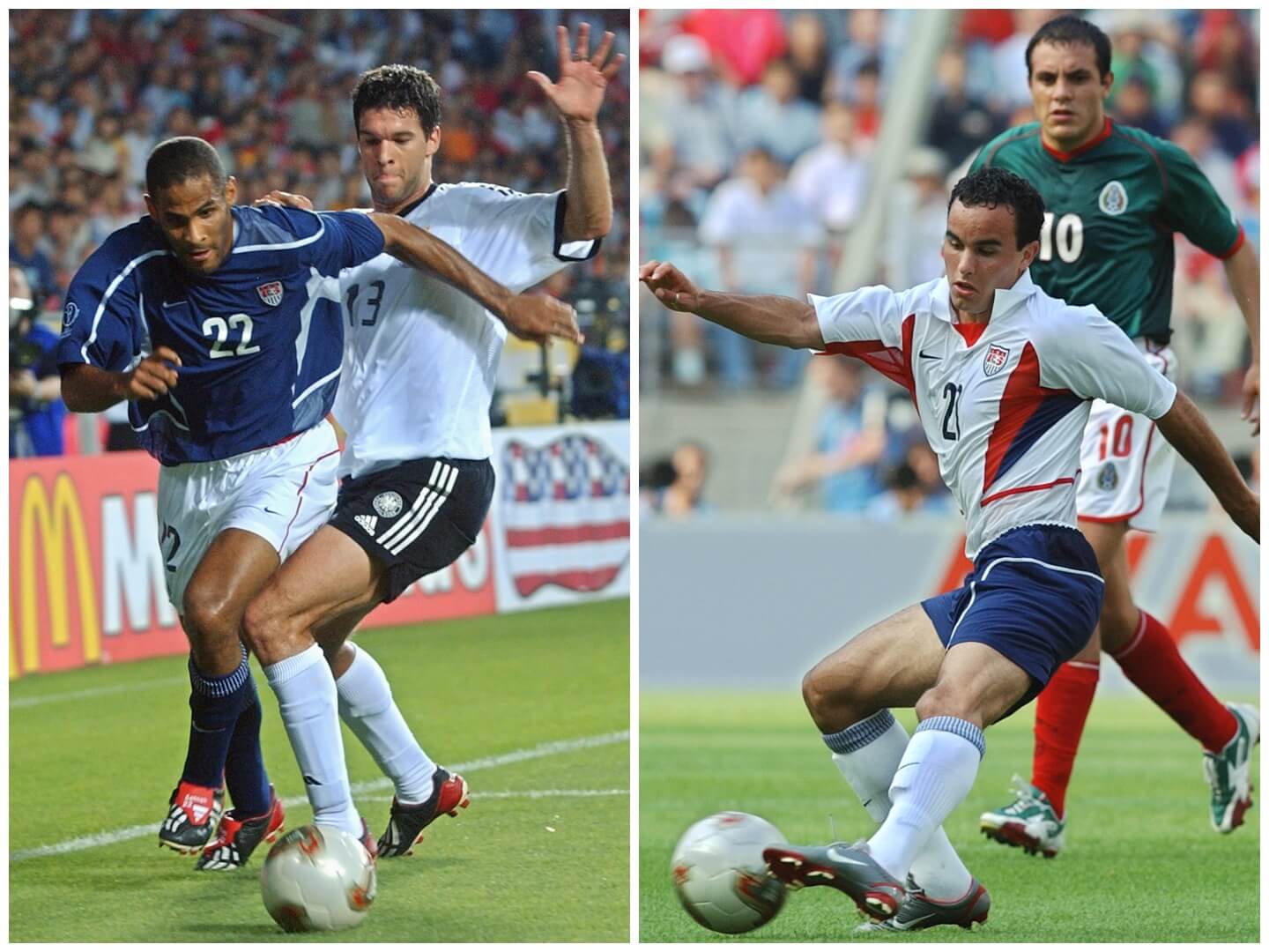 USMNT en el Campeonato Mundial de 2002.