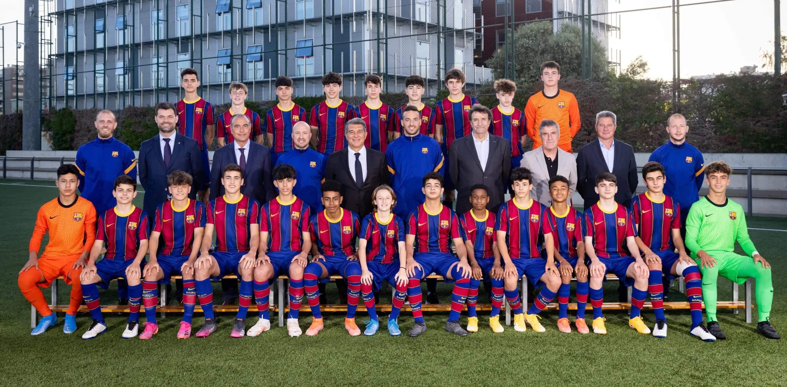 Equipo Barça Alevín para la temporada 2020/21