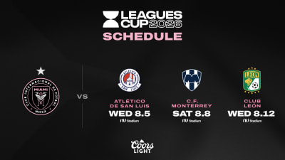 Anuncian calendario para la primera etapa de la Copa de la Liga Inter Miami 2026