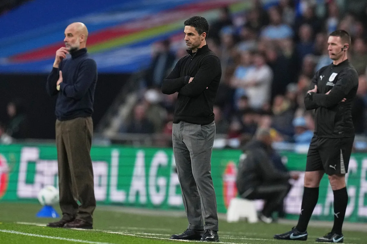 Arteta acusado de "gran error" con Kepa en la final de la Copa de la Liga mientras Mikel se defiende