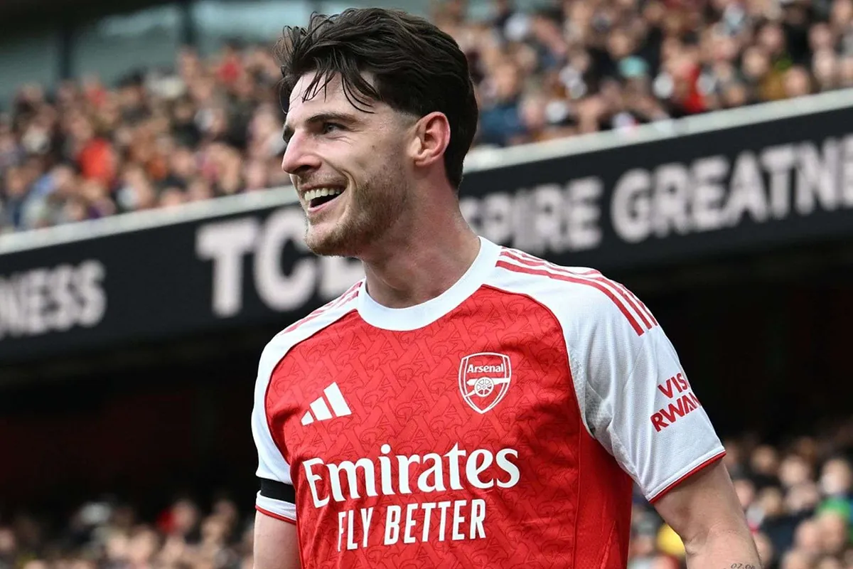 Declan Rice se burla de los aficionados del Chelsea tras ayudar al Arsenal