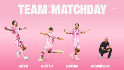 El técnico Mascherano, Messi, Segovia y Silvetti incluidos en el equipo del tour de la MLS