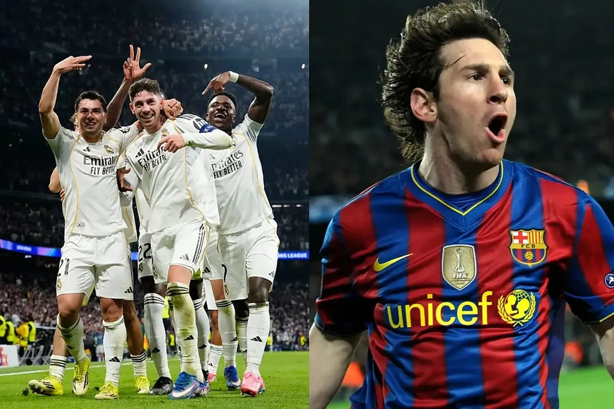 Federico Valverde iguala a Messi con histórico hat-trick ante club inglés en Champions League