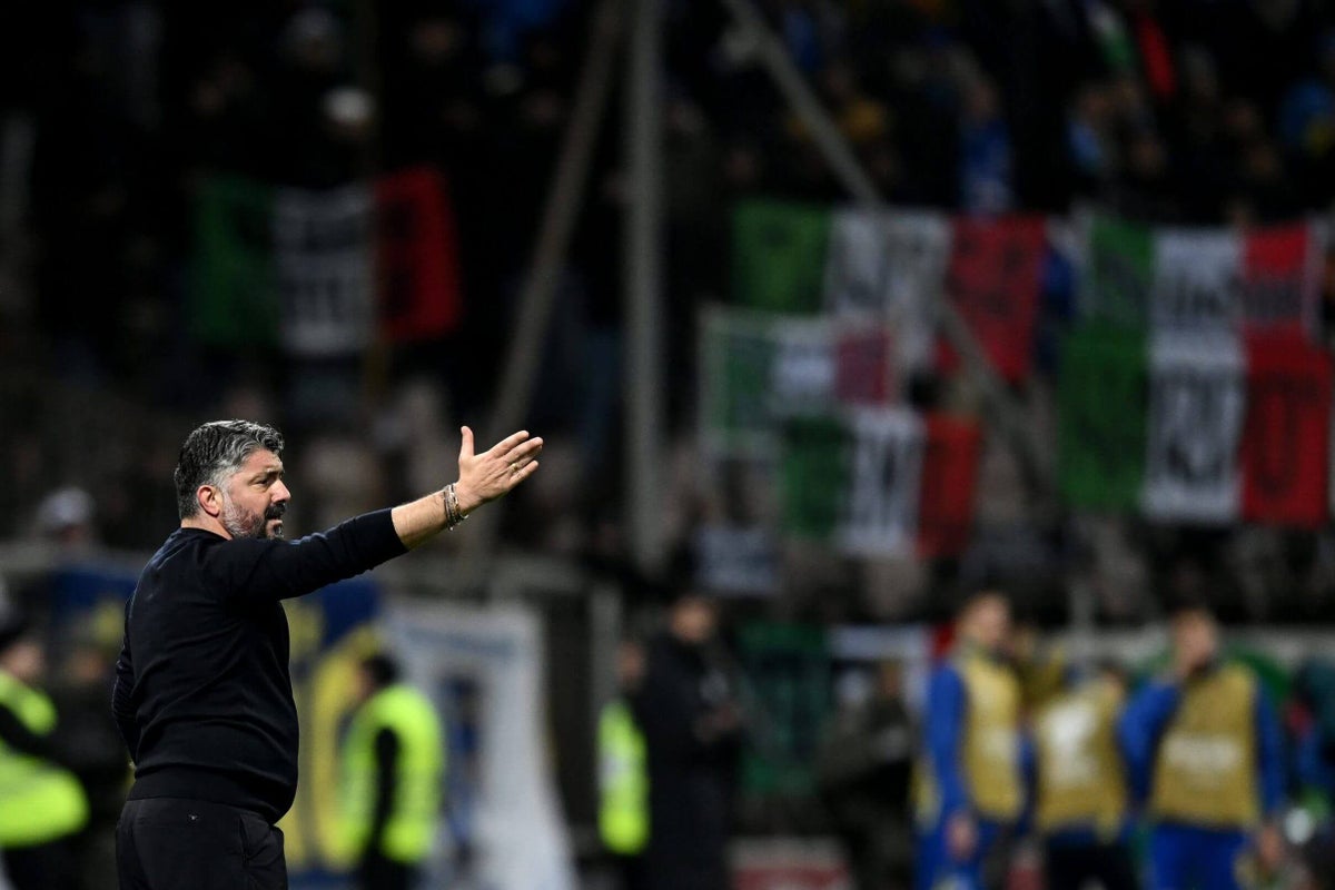 Gennaro Gattuso se disculpa por la ausencia de Italia en el Mundial de 2026 Ali Rampling y James Horncastle20