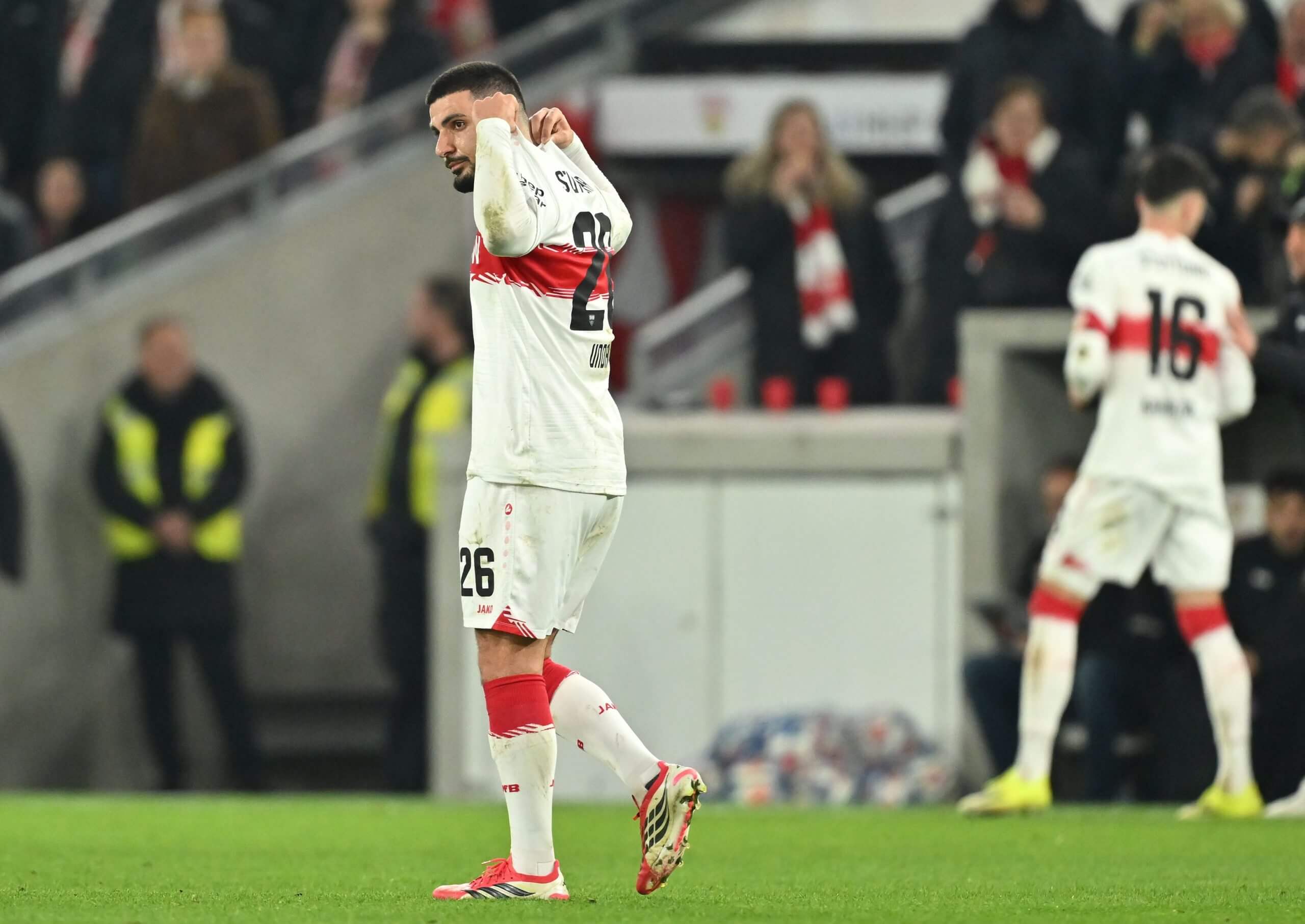 Deniz Undav, del Vfb Stuttgart, celebra el gol contra el RB Leipzig