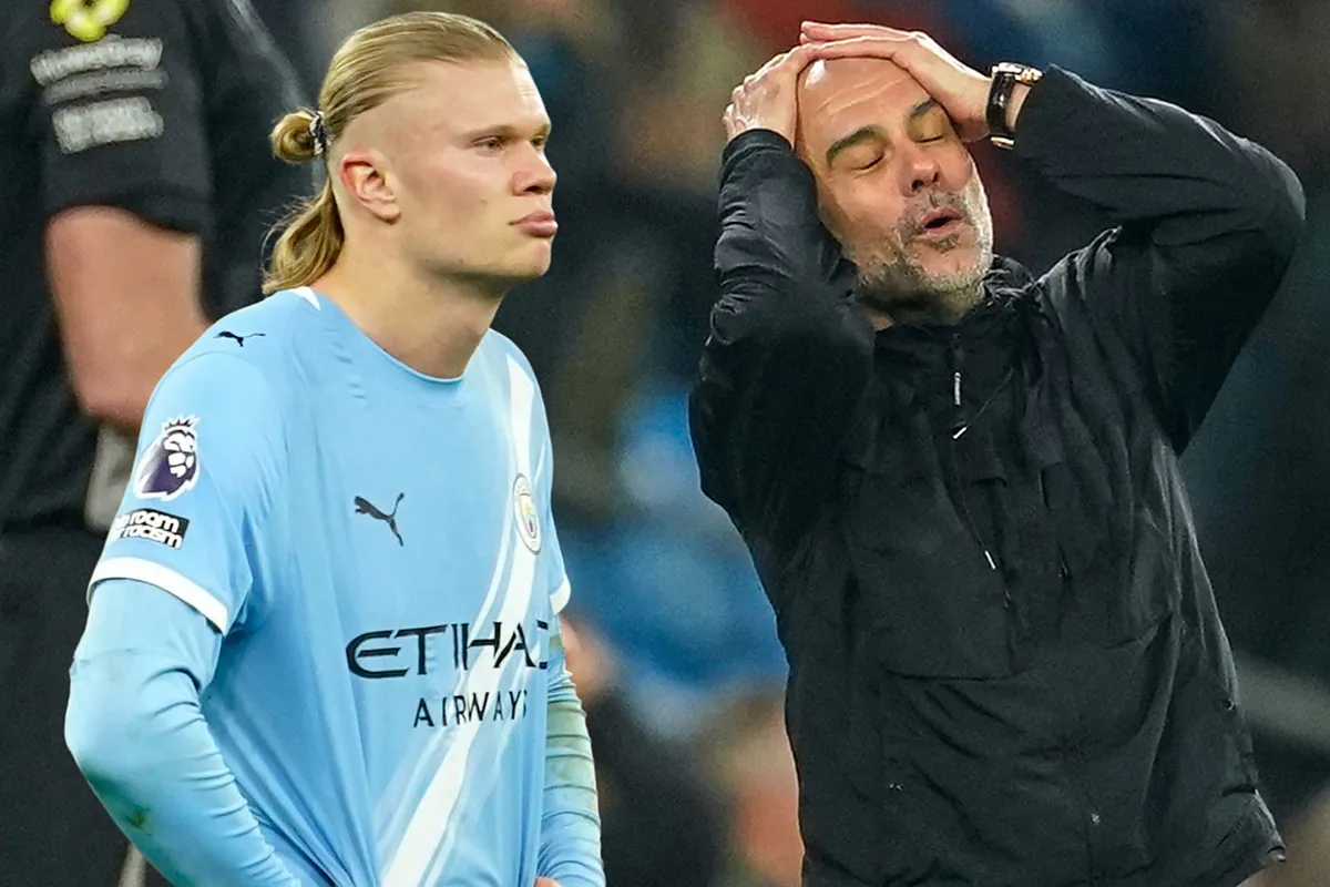 Guardiola ve cómo se le escapa la Premier League tras empatar con Nottingham Forest