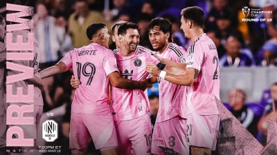 RESEÑA DEL PARTIDO: Inter Miami recibirá a Nashville en el partido de vuelta de los octavos de final de la Copa de Campeones