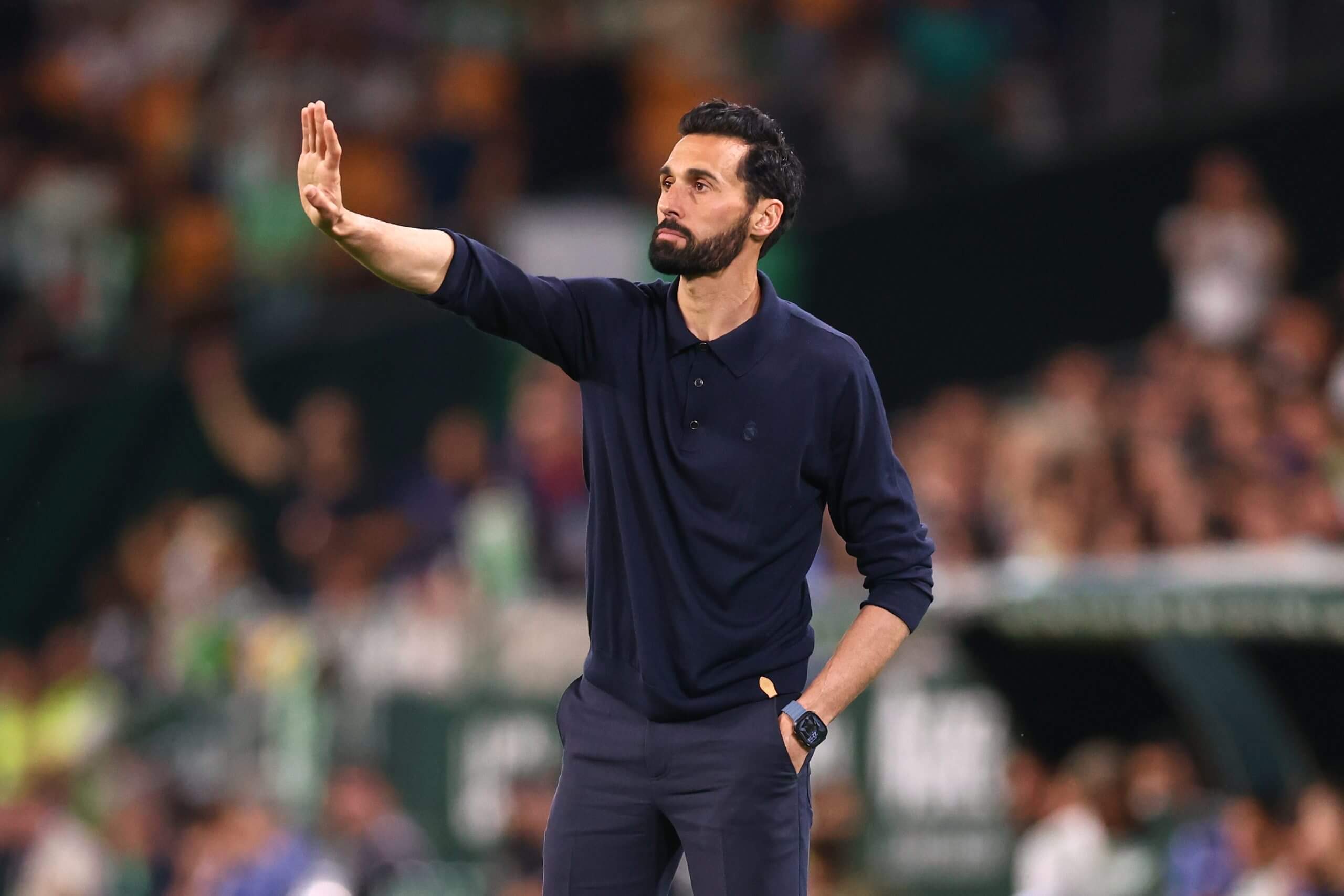 Álvaro Arbeloa en el empate 1-1 del Real Madrid contra el Betis el viernes.