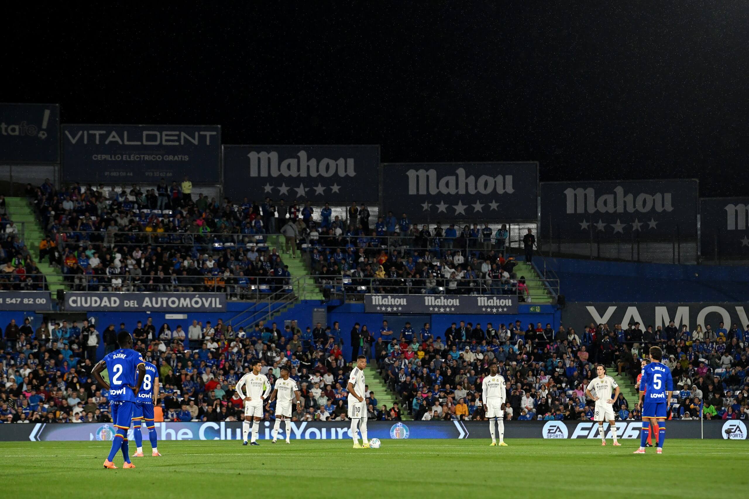 Se produjeron protestas en todos los partidos de La Liga, incluido el Getafe vs Real Madrid.