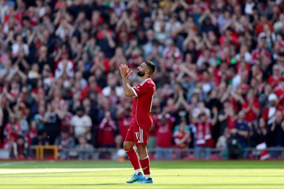 Se espera que Mohamed Salah regrese al Liverpool antes del final de la temporada después de una lesión en el tendón de la corvaJames Pearce21