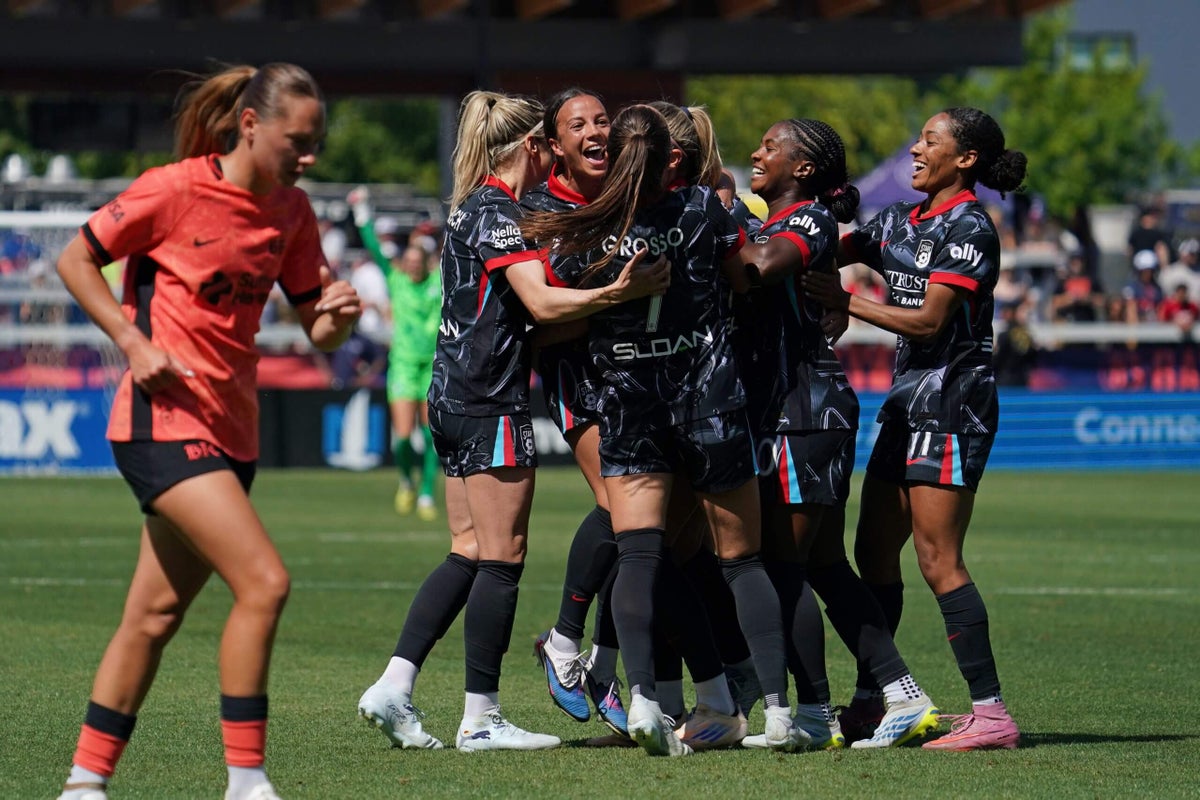 El primer gol de Mallory Swanson desde que regresó de la baja por maternidad lleva a los Stars a superar al Bay FC