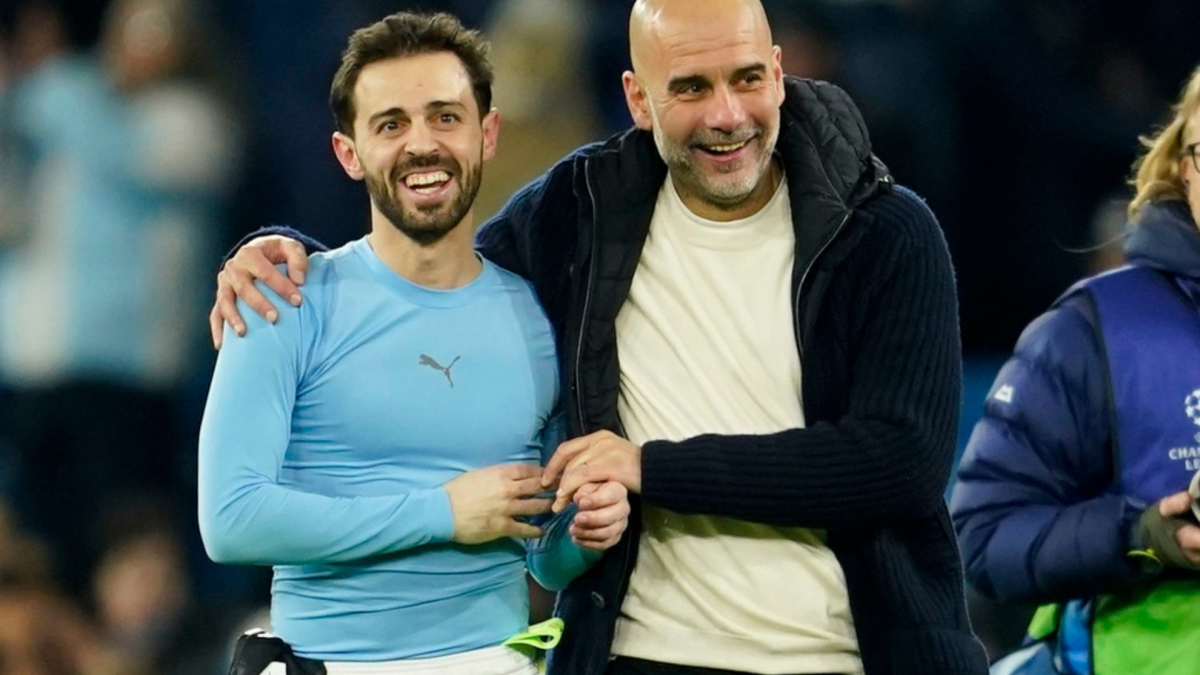 Bernardo Silva pregunta a Pep Guardiola lo que todos queremos saber y le deja sin palabras