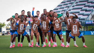 Colombia se prepara en el estadio Inter de Miami de cara a su partido contra Portugal en la Copa Mundial de la FIFA 2026™