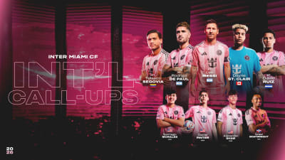 Convocados: Nueve jugadores del Inter Miami desempeñarán funciones internacionales durante la ventana de verano de la FIFA