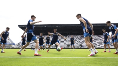 Escocia entrena en las instalaciones del club antes de su partido de la fase de grupos contra Brasil en la final de la Copa Mundial de la FIFA 2026™