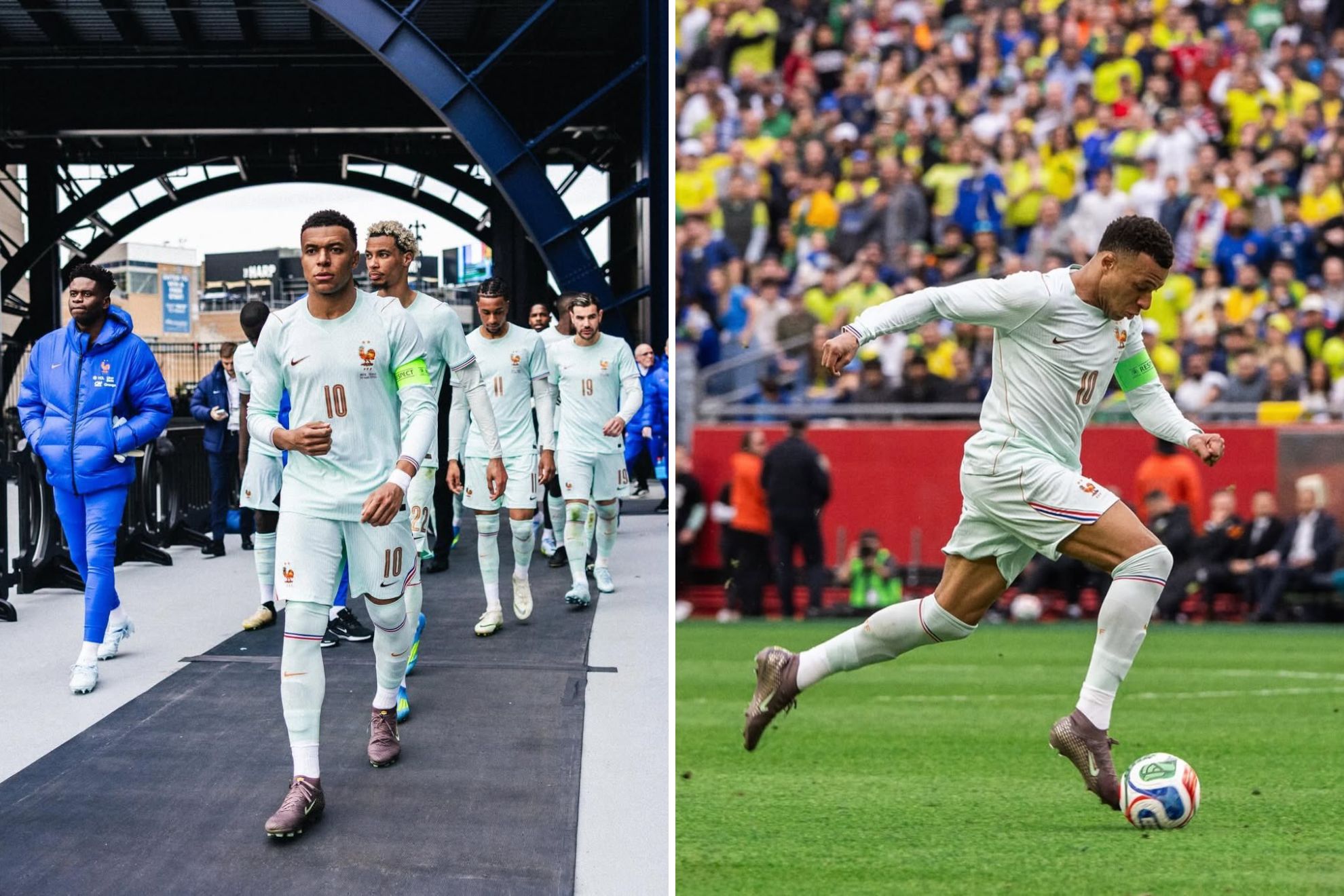 Mbappé mostró un destello de su calidad característica
