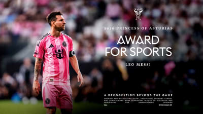 Leo Messi, galardonado con el Premio Princesa de Asturias del Deporte 2026
