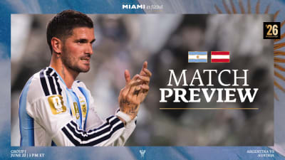 RESEÑA DEL PARTIDO: Messi y De Paul se enfrentarán a Austria en el segundo partido de la fase de grupos del Mundial de Argentina 2026