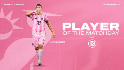 Luis Suárez nombrado Jugador del Año del MLS Tour por Michelob Ultra en las jornadas 16 y 17