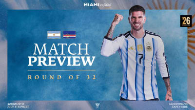RESEÑA DEL PARTIDO: La Argentina de Messi y De Paul se enfrentará a Cabo Verde en los octavos de final de la Copa Mundial de la FIFA 2026™