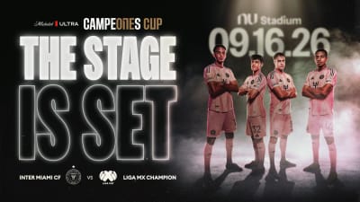 Todo lo que necesitas saber: Inter Miami será sede de la Michelob ULTRA Campeones Cup 2026