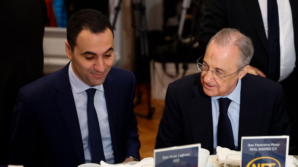 Anas Laghrari asistiendo a la asamblea de la EFC en Copenhague, aunque no representa oficialmente al Real Madrid.
