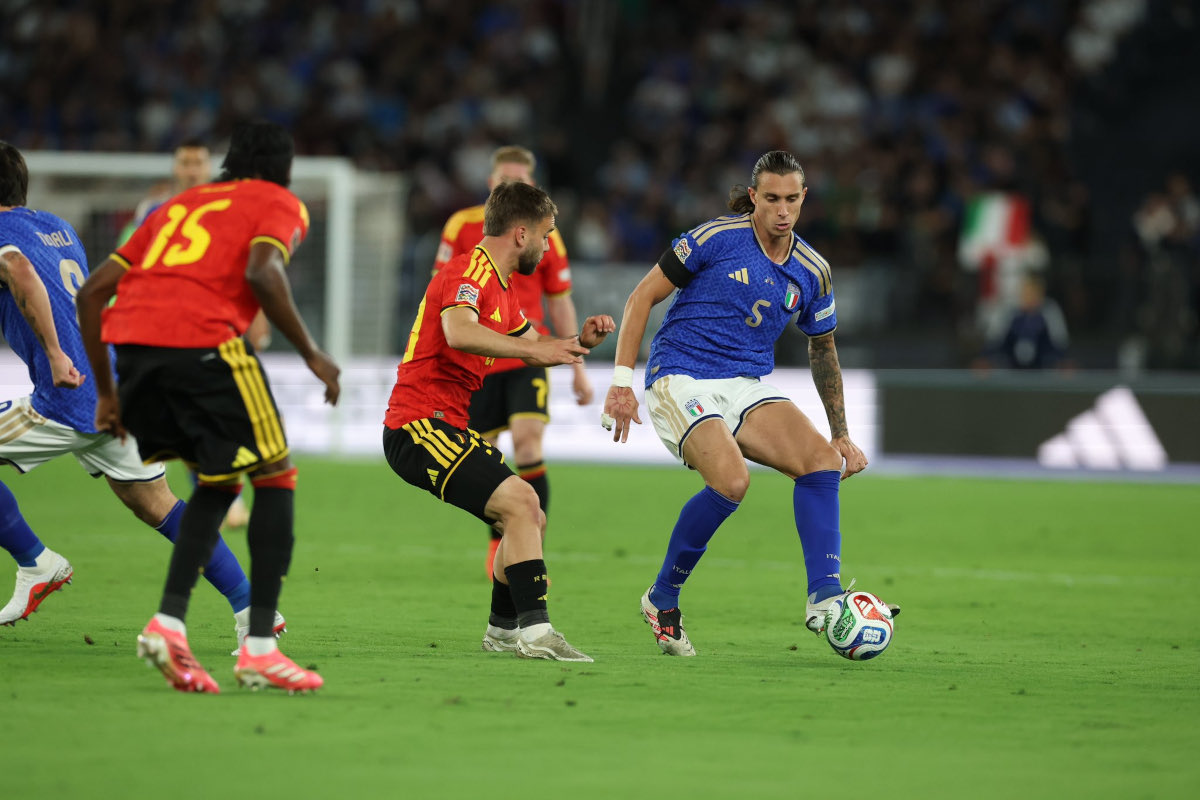 Calafiori: Vi un buen equipo italiano en momentos durante la derrota 2‑0 ante Bélgica