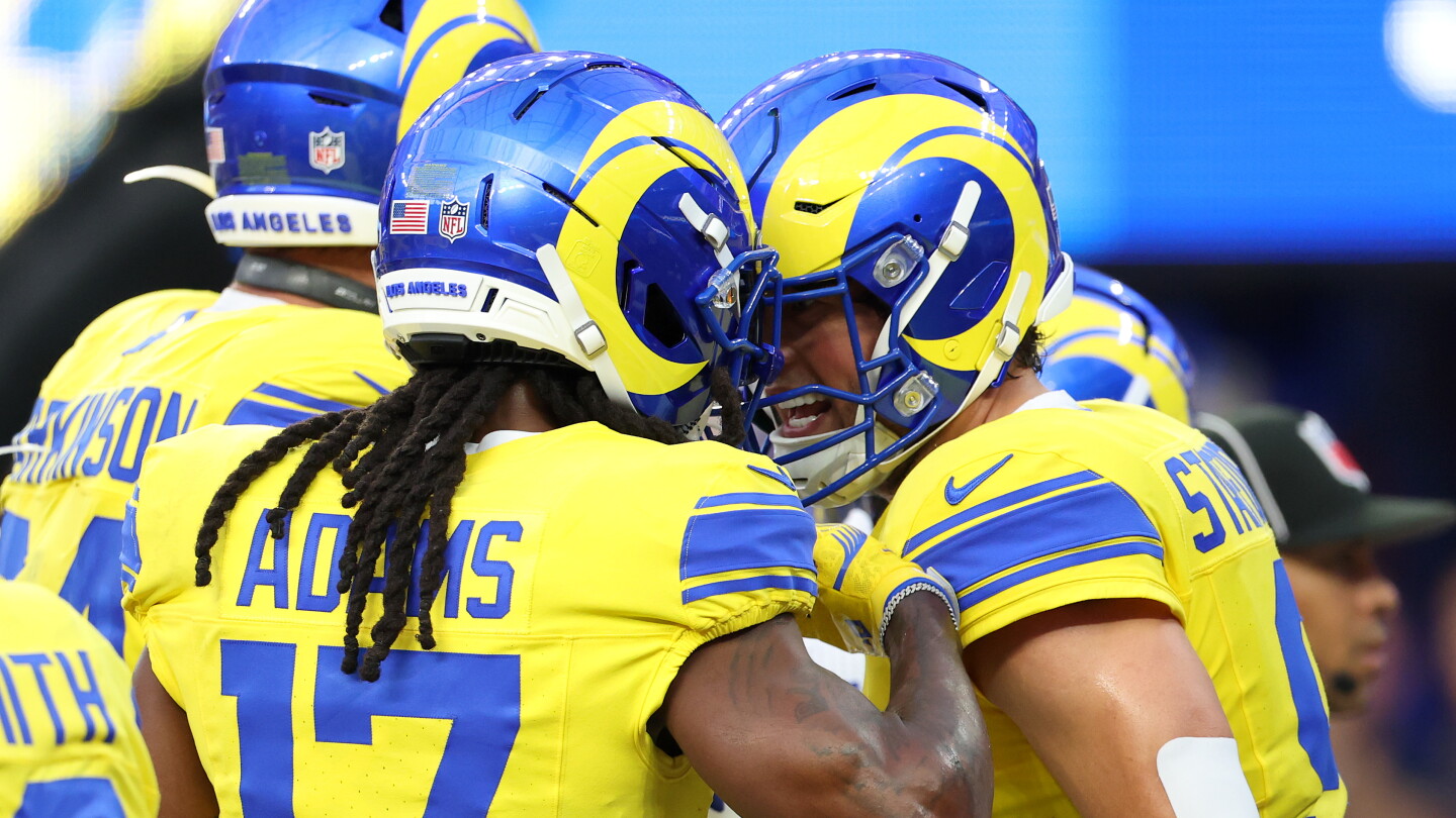 Imagen de Monday Night Football: Matthew Stafford y Davante Adams llevan a los Rams a un 14-3 al medio tiempo.