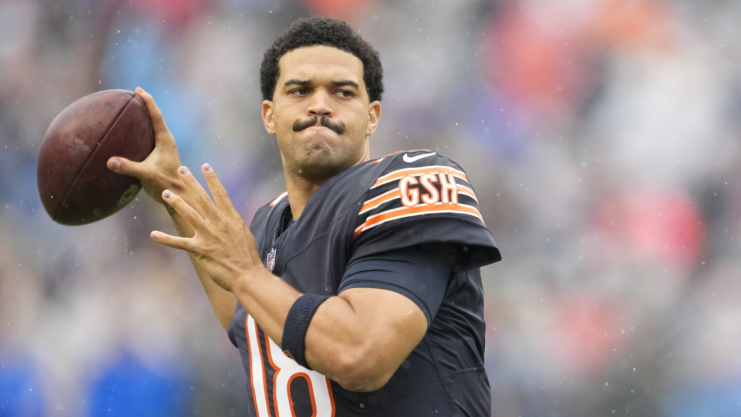 Bears descartan a Caleb Williams para el lunes, Tyson Bagent listado como cuestionable