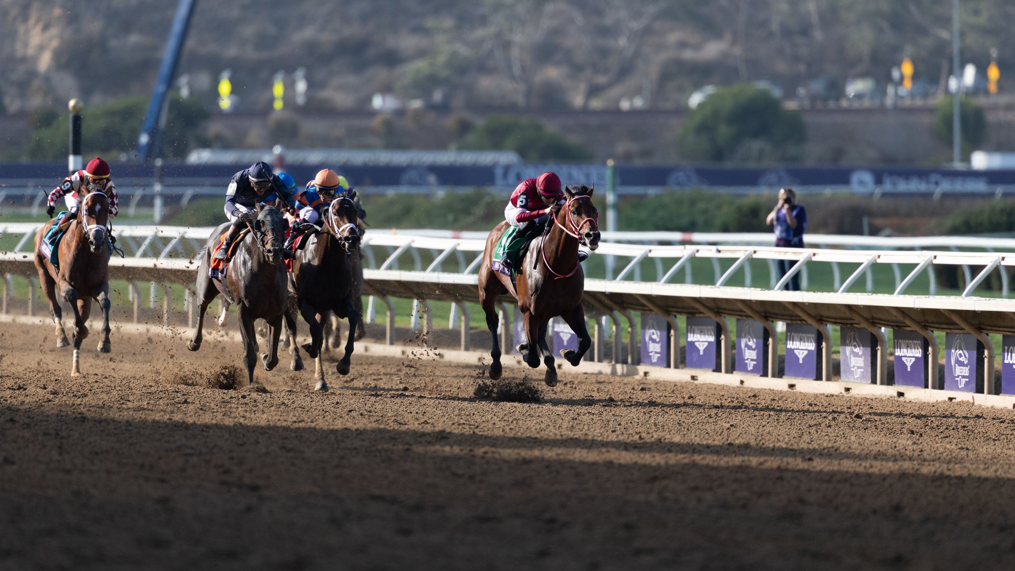 Forever Young, vencedor del Breeders' Cup del año pasado, en foto de Karl Anderson/Icon Sportswire.
