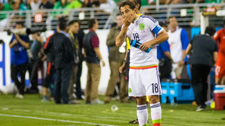 Andrés Guardado durante el encuentro México‑Chile en 2016 | IMAGO7